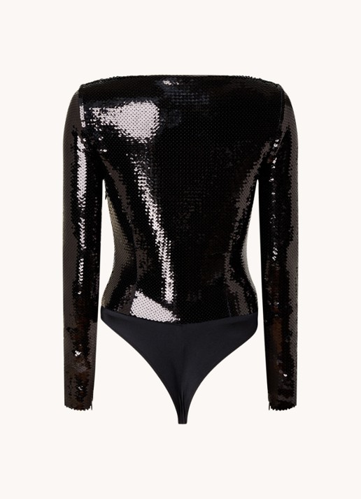 Balenciaga Body met pailletten  - achterkant zwart