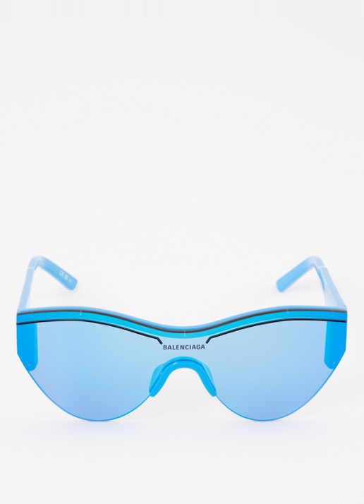 Balenciaga Cat Eye zonnebril BB0004S - detail blauw