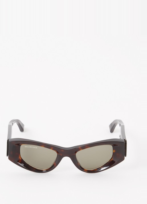 Balenciaga Cat eye zonnebril BB0243S - detail donkerbruin