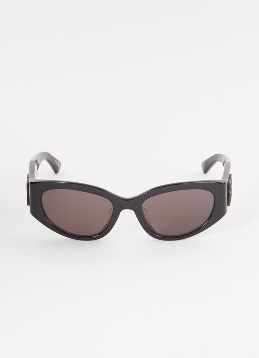 Balenciaga Cat Eye zonnebril BB0324SK - detail 3 zwart