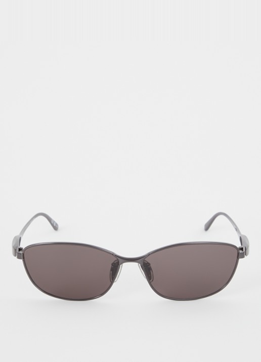 Balenciaga Cat Eye zonnebril BB0357SA - detail antraciet
