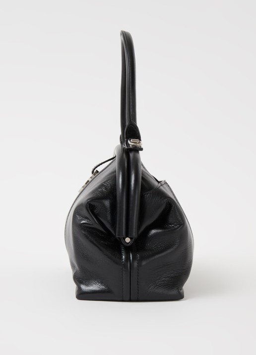 Balenciaga Frame S handtas van kalfsleer - detail 6 zwart
