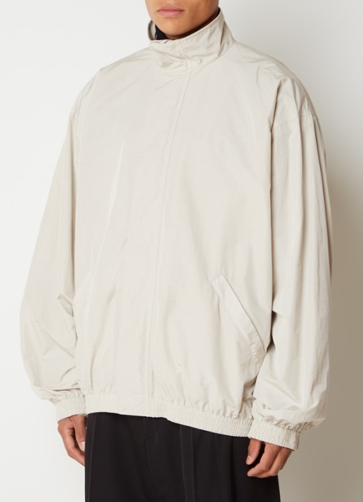Balenciaga Minimal oversized jack met opstaande kraag  - detail 3 beige
