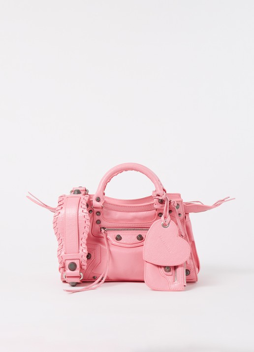 Balenciaga Neo Cagole XS handtas van lamsleer met studs