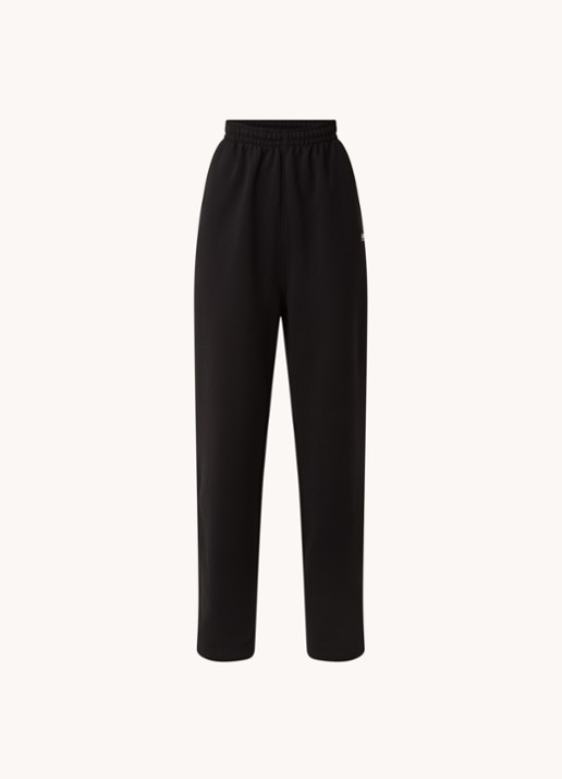 Balenciaga Political Campaign high waist wide fit joggingbroek met steekzakken - voorkant 3 zwart