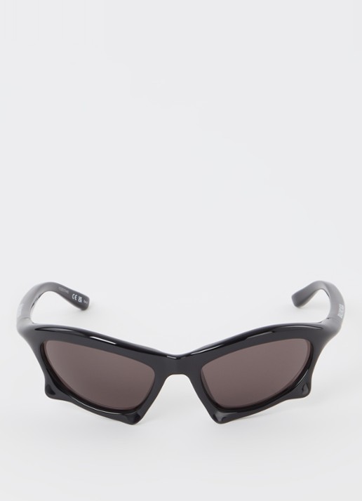 Balenciaga Retro zonnebril BB0229S  - detail zwart