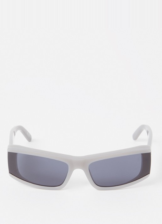 Balenciaga Retro zonnebril BB0301S - detail 3 grijs