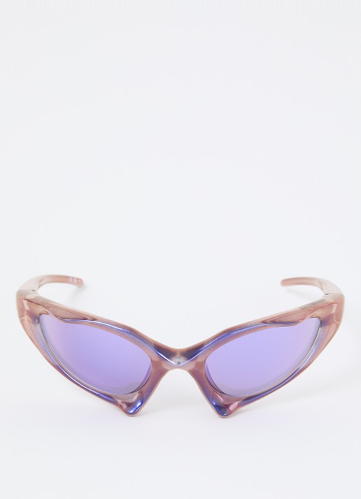 Balenciaga Retro zonnebril BB0352S - detail 2 paars