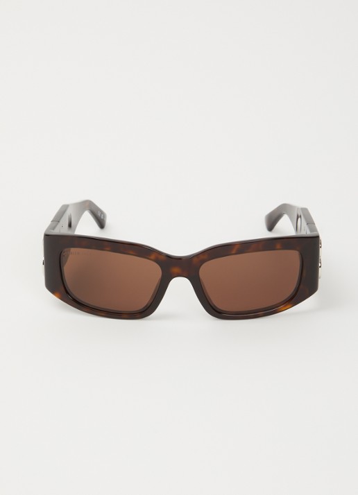 Balenciaga Retro zonnebril BB0360S - detail 2 bruin