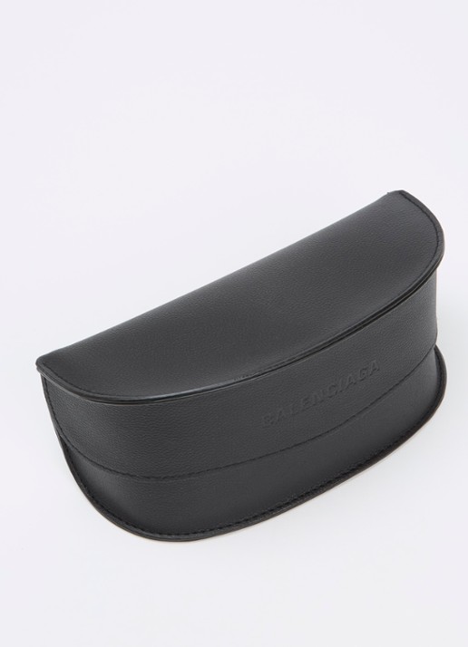 Balenciaga Retro zonnebril BB0384S - detail 3 donkerbruin