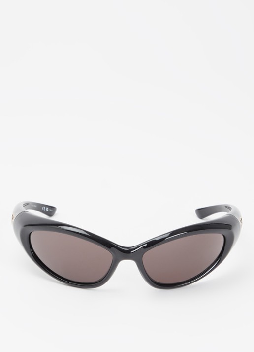 Balenciaga Retro zonnebril BB0384S - detail 2 zwart