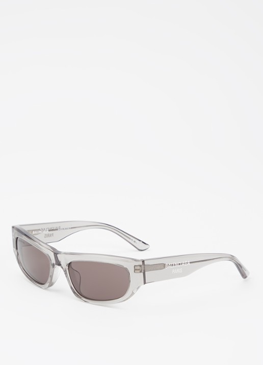 Balenciaga Retro zonnebril BB0388S - detail lichtgrijs