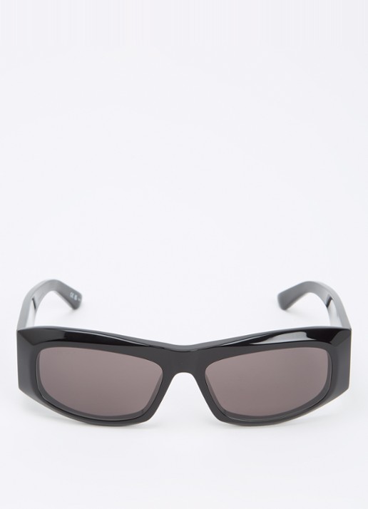 Balenciaga Retro zonnebril BB0395S - detail zwart