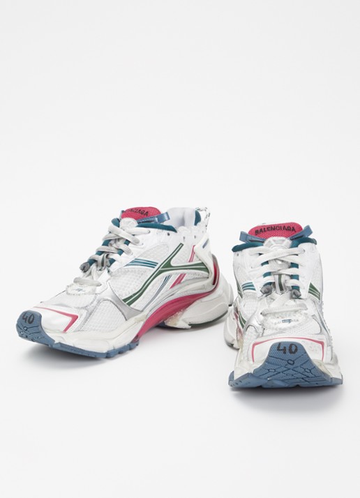 Balenciaga Runner sneaker met mesh details - detail roze