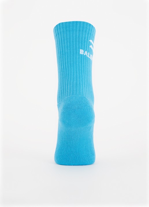 Balenciaga Sokken met logo - voorkant 2 blauw