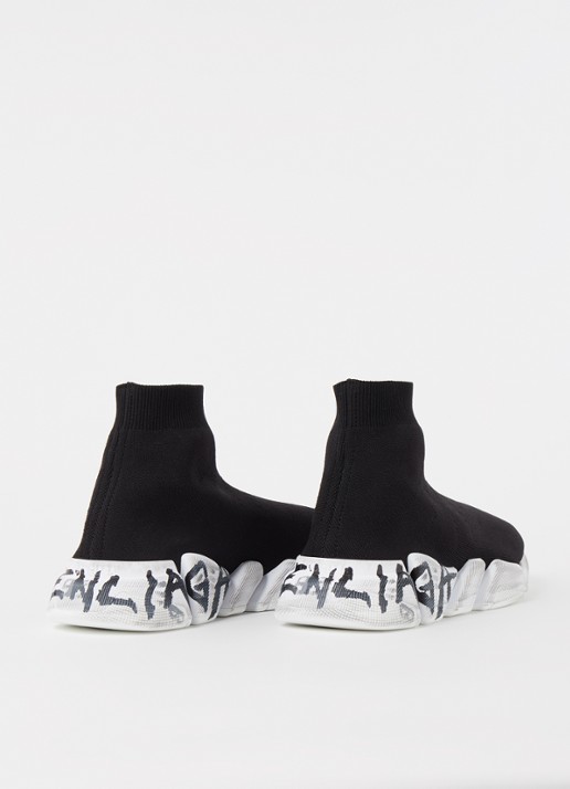Balenciaga Speed 2.0 Trainer met gebreid bovenwerk - detail 3 zwart