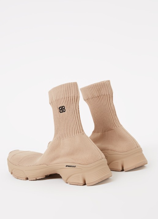 Balenciaga Speed 3.0 Trainer met gebreid bovenwerk - detail 2 beige