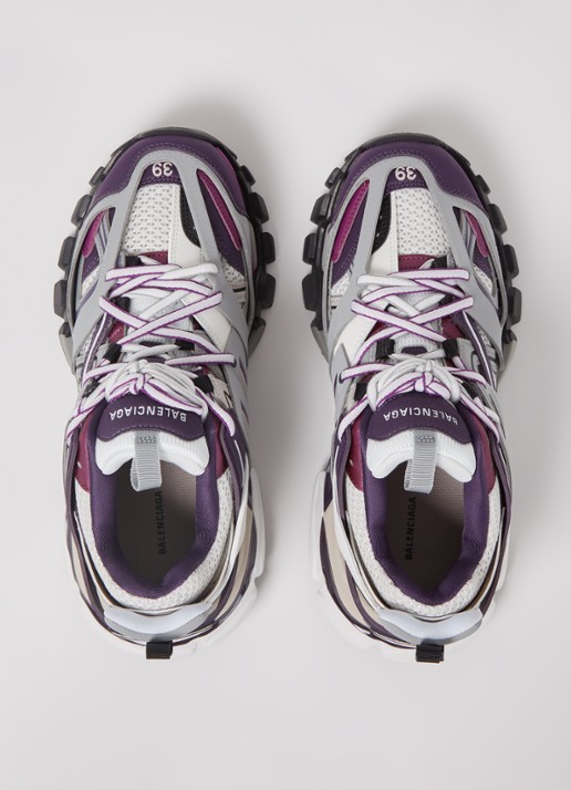 Balenciaga Track sneaker met mesh details - detail 5 paars