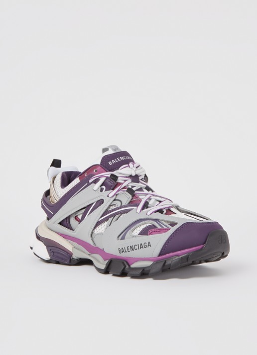 Balenciaga Track sneaker met mesh details - voorkant 2 paars