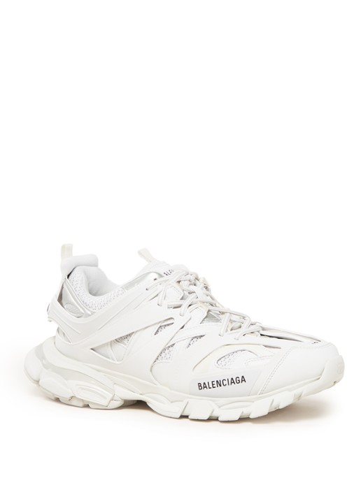 Balenciaga Track sneaker met mesh details  - voorkant 4 wit
