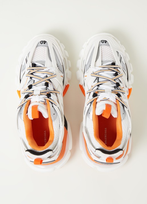 Balenciaga Track sneaker met mesh detalis - detail 3 orange