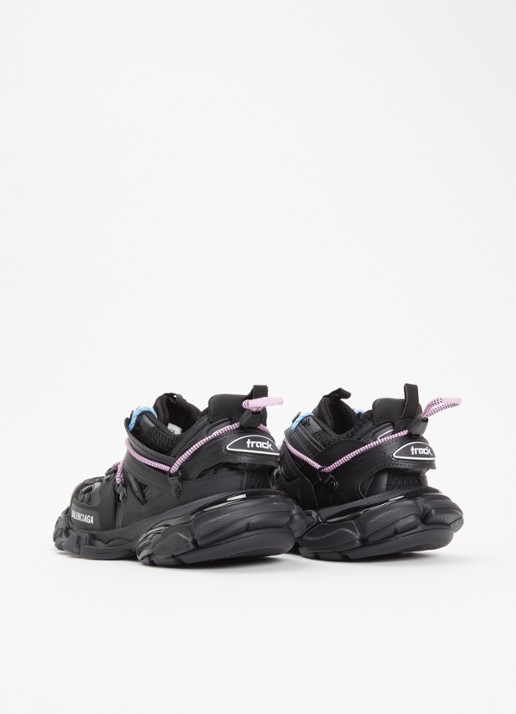 Balenciaga Track Trail Laces sneaker met mesh details - achterkant zwart