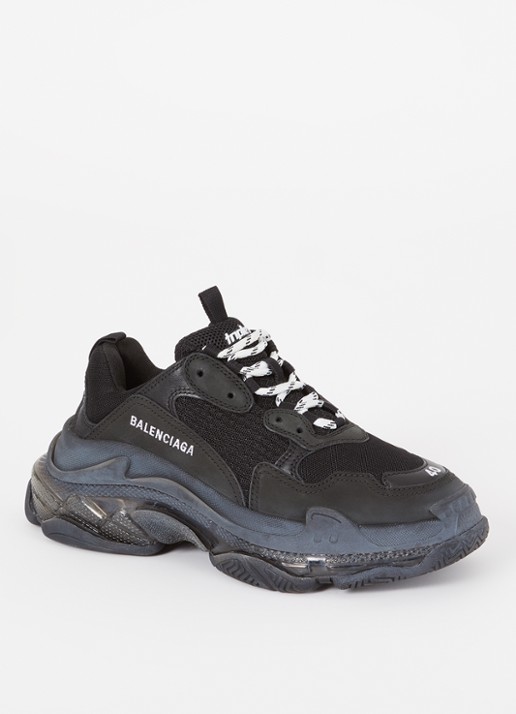 Balenciaga Triple S Clear sneaker met mesh details