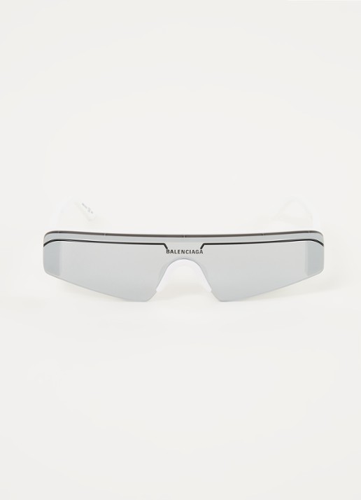 Balenciaga Zonnebril BB0003S - voorkant 2 wit
