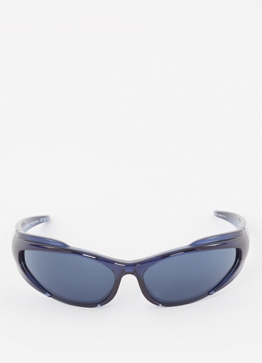 Balenciaga Zonnebril BB0253S - detail 3 blauw