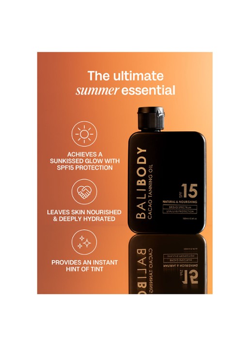 Bali Body Cacao Tanning Oil SPF 15 - bruiningsolie - detail 5 undefined