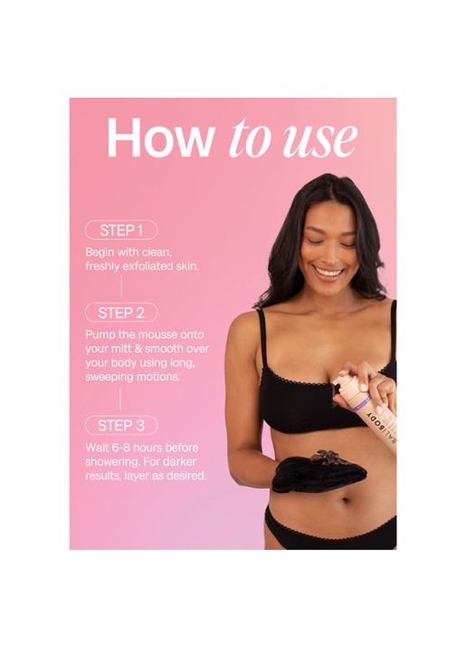 Bali Body Deep Violet Self Tanning Mouse - zelfbruiner - detail 6 deep violet