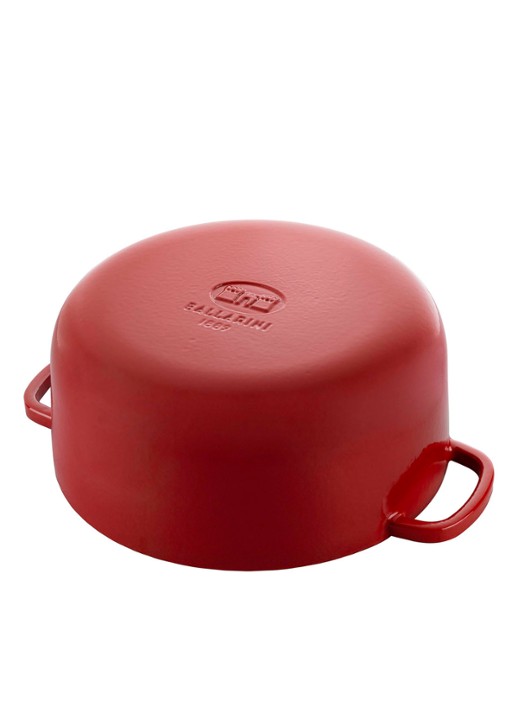 Ballarini Bellamonte ronde braadpan Ø24 cm - detail rood