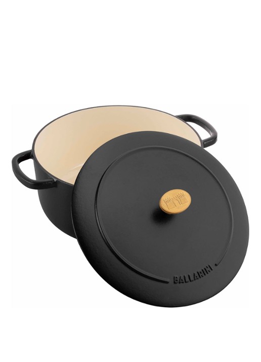 Ballarini Bellamonte ronde braadpan Ø26 cm - voorkant 2 zwart