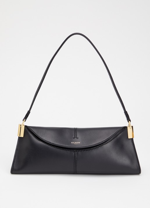 BALMAIN Baguette schoudertas van kalfsleer
