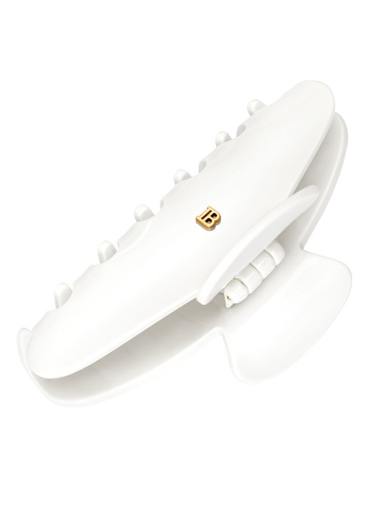 Balmain Hair Cellulose Acetate haarklem large - voorkant 2 wit