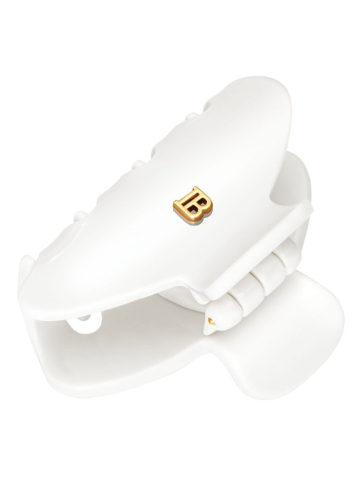 Balmain Hair Cellulose Acetate haarklem small - voorkant 2 wit