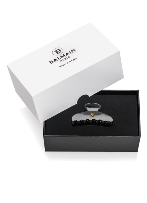 Balmain Hair Cellulose Acetate haarklem small - detail zwart