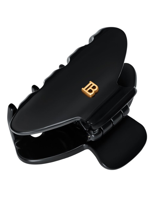 Balmain Hair Cellulose Acetate haarklem small - voorkant 4 zwart