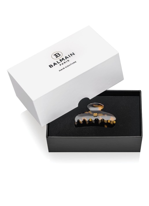 Balmain Hair Cellulose Acetate haarklem small - detail abrikoos