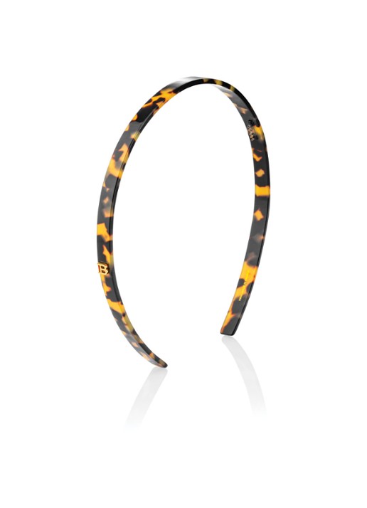 Balmain Hair Cellulose Acetate Headband - haarband - voorkant tortoise shell small