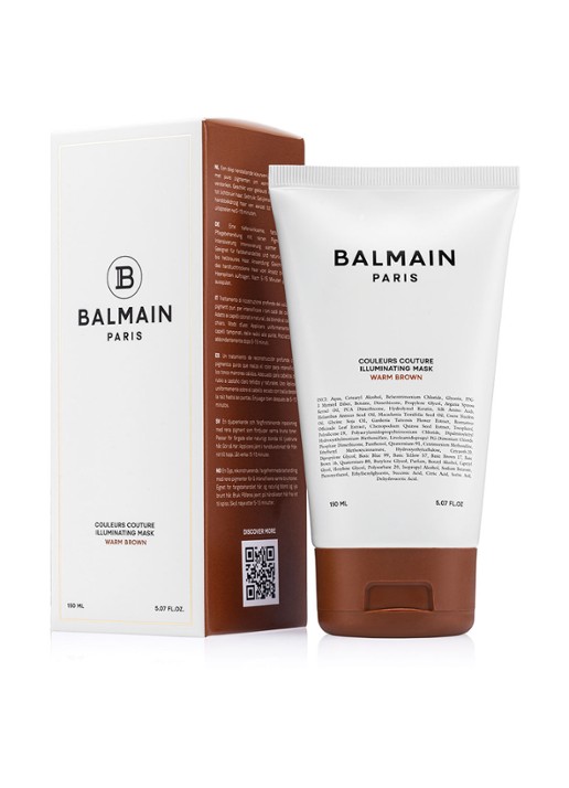 Balmain Hair Illuminating Warm Brown Mask 150 ml - haarmasker - voorkant 2 undefined