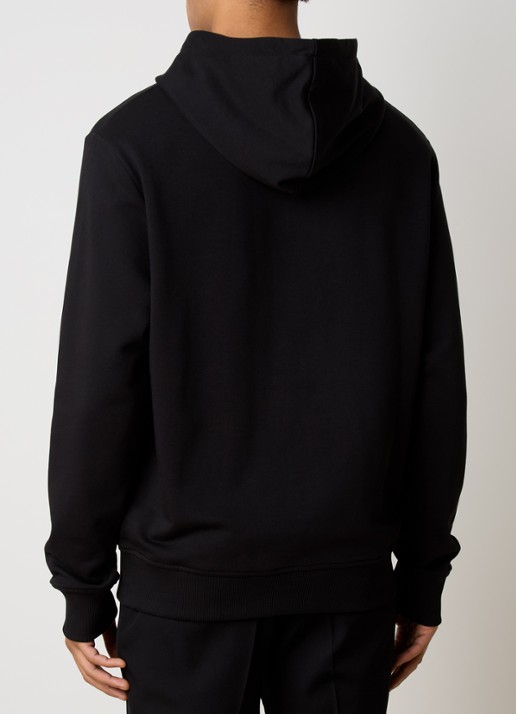 Balmain Hoodie met logoprint - achterkant zwart