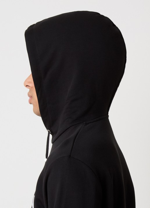 Balmain Hoodie met logoprint - detail 3 zwart