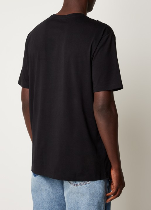 Balmain T-shirt met logoprint - achterkant 3 zwart