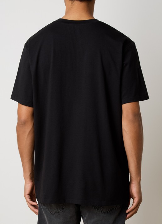 Balmain T-shirt met logoprint - achterkant 3 zwart