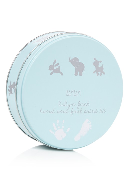 BamBam Hand- en voet gipsprintset - voorkant mint