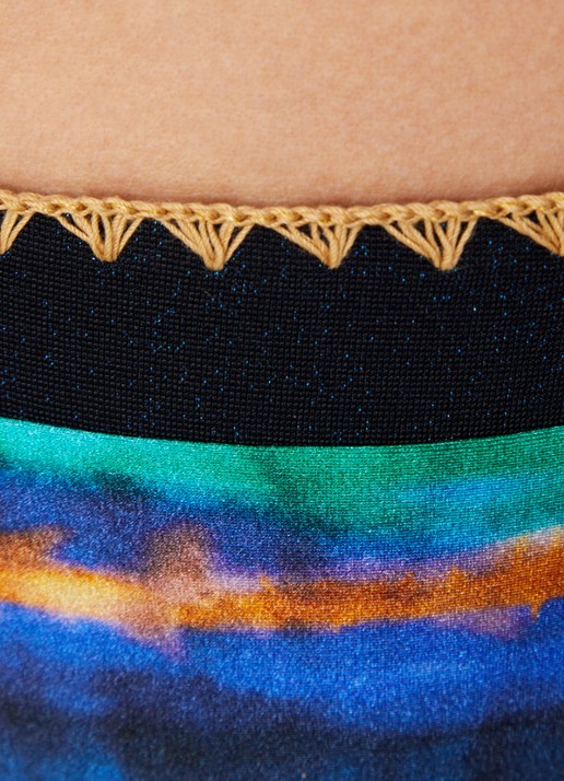 Banana Moon Blika lunara bikinislip met print - detail 5 royalblauw