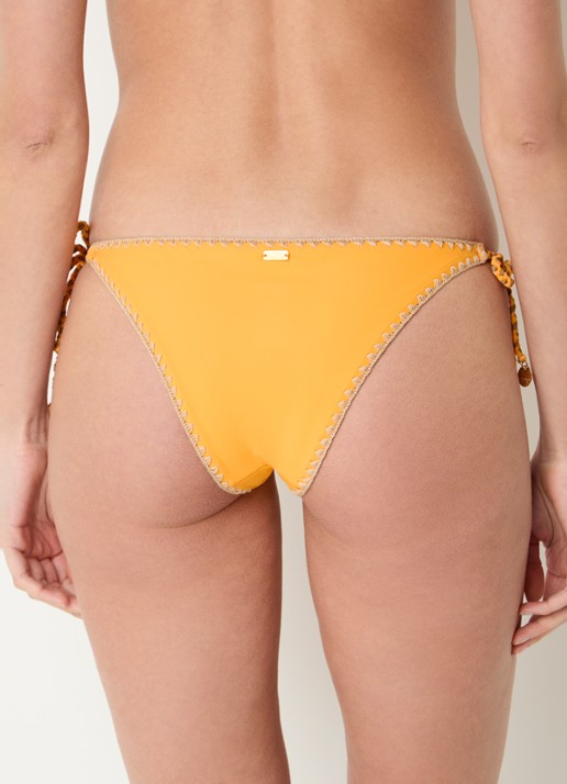 Banana Moon Blika Nazca tanga bikinislip met lurex - achterkant 4 orange