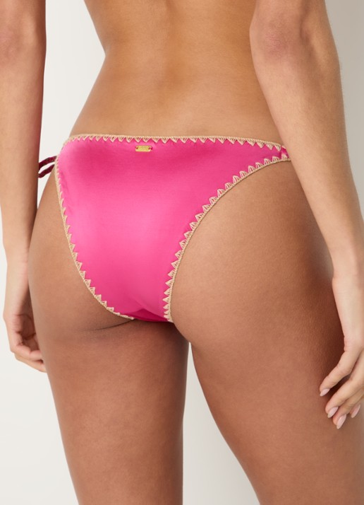 Banana Moon Blika Nazca tanga bikinislip met lurex - achterkant 5 roze