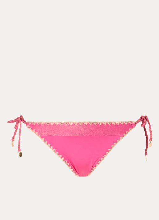 Banana Moon Blika Nazca tanga bikinislip met lurex - voorkant roze